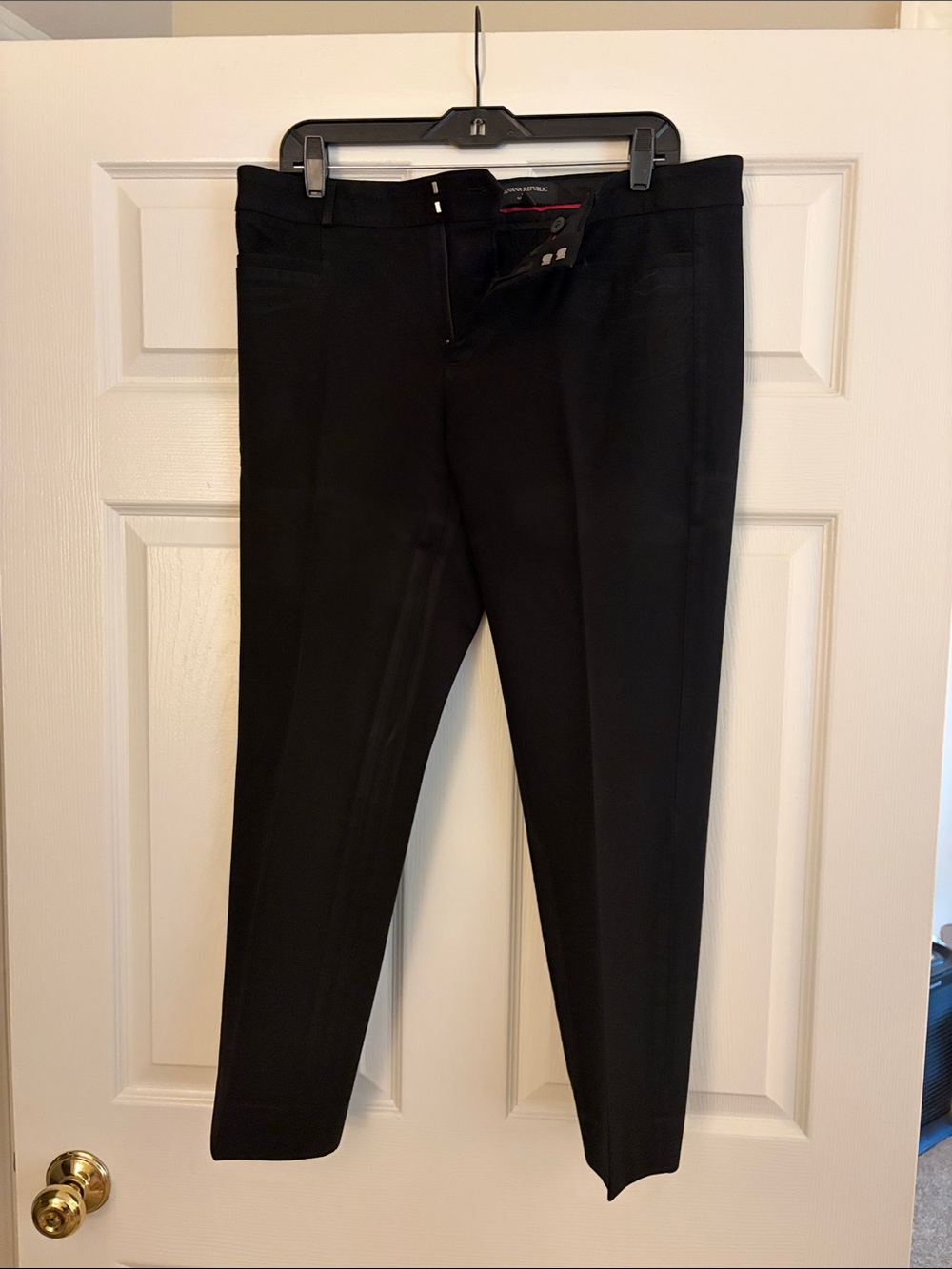 Banana Republic Black Ankle-Length Pants